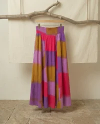 falda maxi teñidos