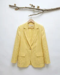 blazer amarillo raya blancas