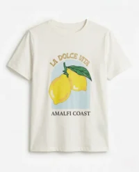 camiseta estampada limones