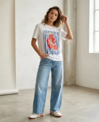 camiseta estampada tomates rayas 2