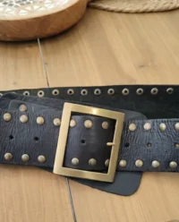 cinto ancho negro tachas1