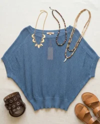 jersey algodon azul