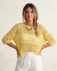 jersey punto calado amarillo2