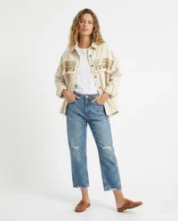 model chaqueta boho