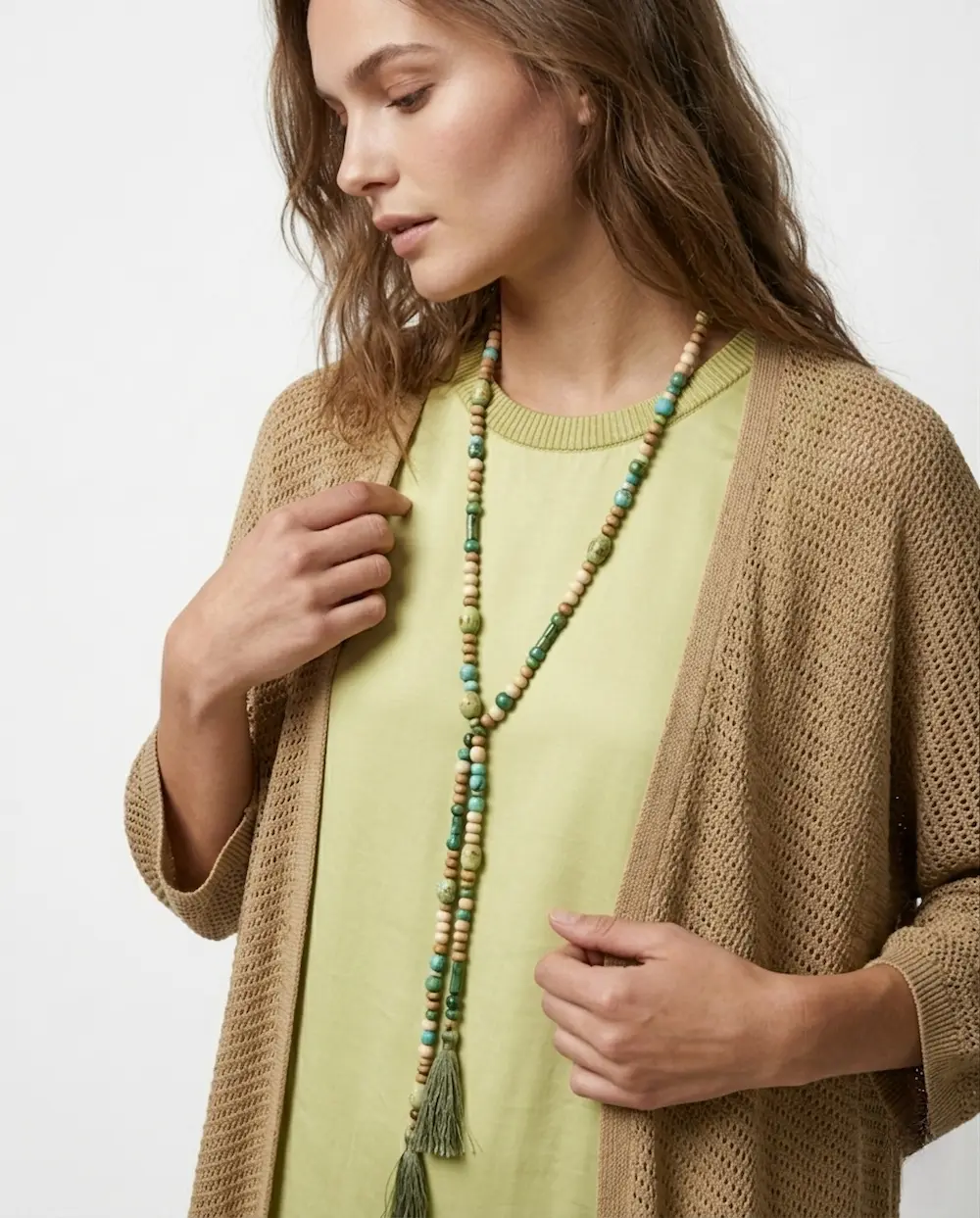 model collar multiposicion verde