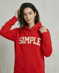 sudadera roja simple